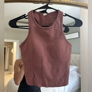 Lululemon Ebb to Street Cropped Racerback Tank Top